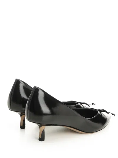 Jacquemus Stylish Pointed Toe Kitten Heel Pumps In Multi