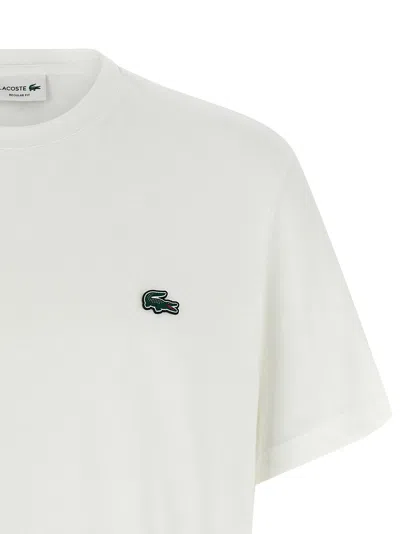 Lacoste Logo Patch T-shirt In White