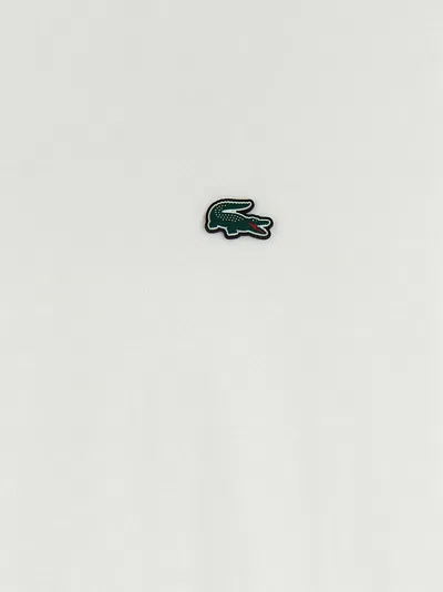 Lacoste Logo Patch T-shirt In White