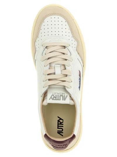 Autry Medalist Low Sneakers Multicolor In Animal Print