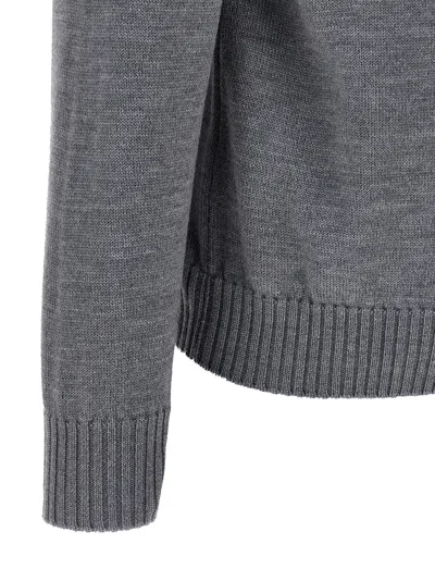 Ballantyne Merino Sweater Sweaters And Cardigans Gray In Gray