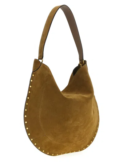 Isabel Marant Oskan Hobo Soft Shoulder Bag In Brown