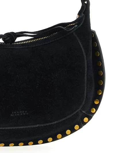 Isabel Marant Oskan Moon Shoulder Bags Black In Black