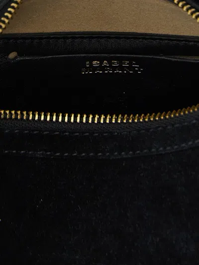 Isabel Marant Oskan Moon Shoulder Bags Black In Black