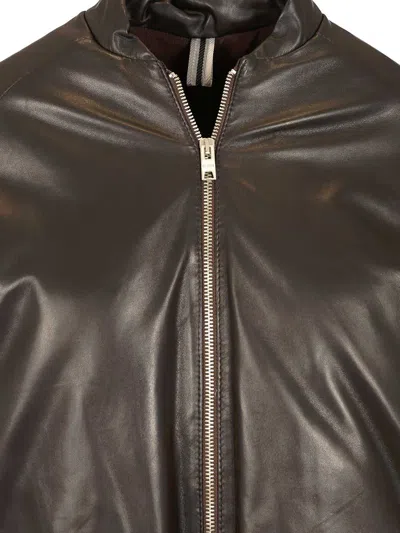 Dfour Padded Bomber Jacket Jackets Brown In Multi