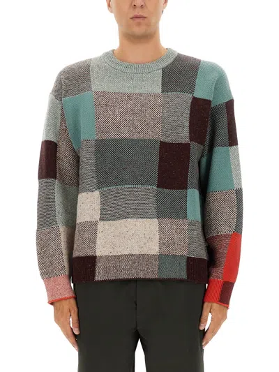 Ps By Paul Smith Ps Paul Smith Blue Sweater In Multi
