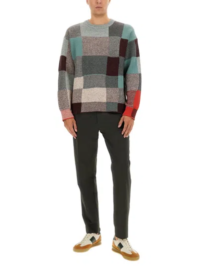 Ps By Paul Smith Ps Paul Smith Blue Sweater In Multi