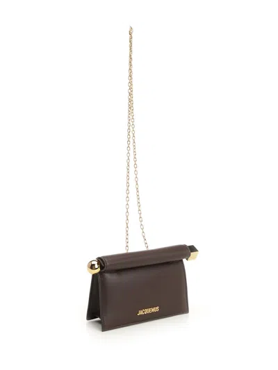 Jacquemus La Pochette Rond Carre Clutch In Pink