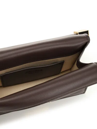 Jacquemus La Pochette Rond Carre Clutch In Pink