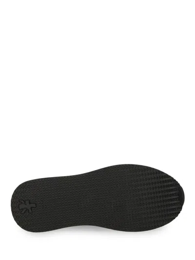 Premiata Beth Sneakers In Fabric And Black Leather In Black