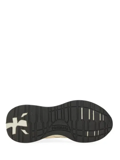 Premiata Low-top Sneakers With Zebra Print Detail In Animal Print