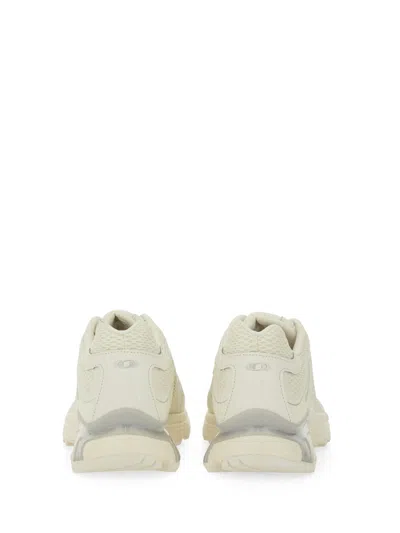 Salomon White Sneakers With Breathable Textile Upper In White