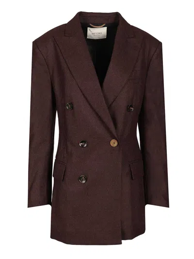 Retori Tailoring Jacket Jackets Bordeaux In Brown