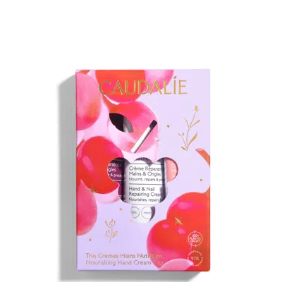Caudalíe The Nourishing Hand Cream Trio Gift Set In Transparent