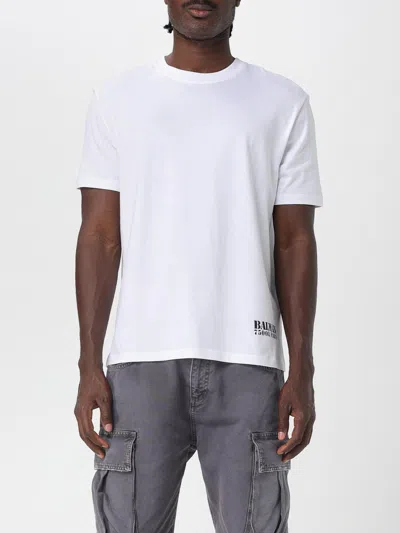 Balmain Stamp Printed T-shirt In White