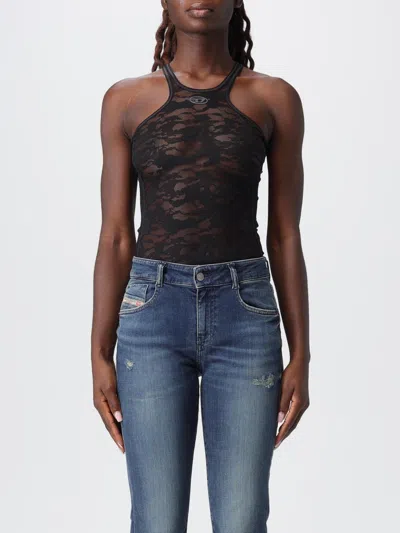 Diesel Christie-utlt Body In Black Polyester In Black