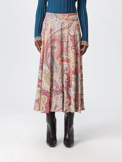 Etro Skirt In Wool Blend In Multi