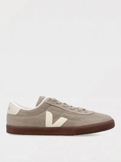 Veja Low-top Suede Sneakers Rubber Sole In Brown