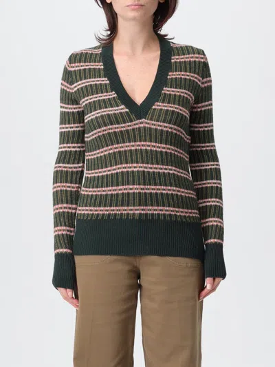 Etro Striped Wool Sweater In Multi