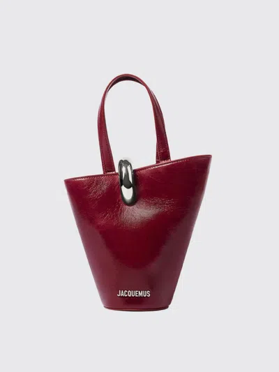 Jacquemus Le Petit Bambola In Burgundy