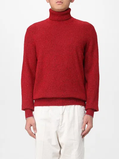 Brunello Cucinelli High Neck Sweater Sweaters And Cardigans Multicolor In Red