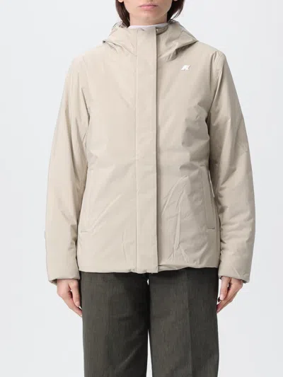 K-way Lil Soft Touch Marmotta Down Jacket In Neutral