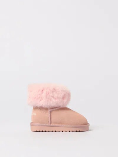 Monnalisa Bow-embellished Boots In Brown