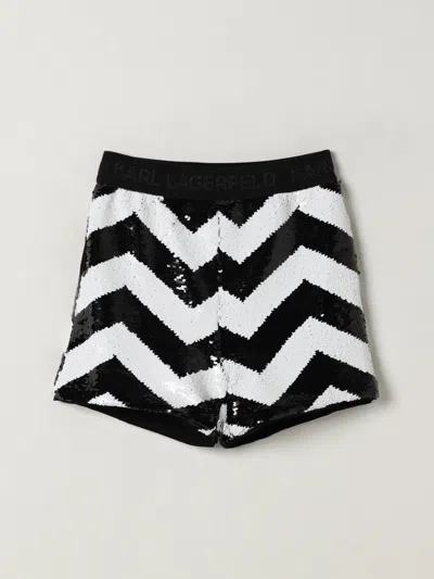 Karl Lagerfeld Shorts  Kids Kids Color Black In Black