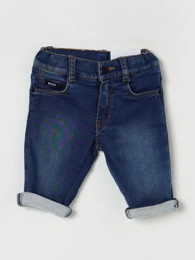 Hugo Boss Jeans Boss Kids Color Denim In Blue