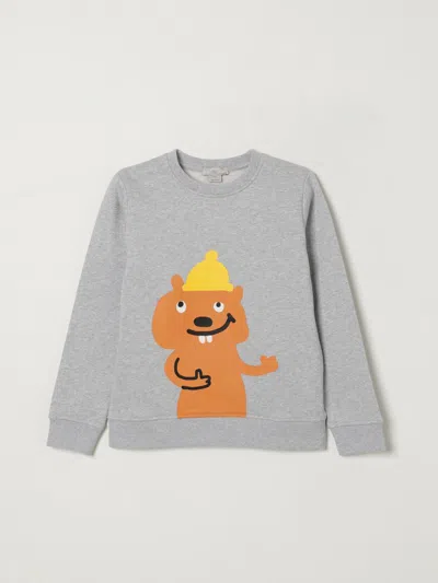Stella Mccartney Squirrel-print Sweatshirt In Gray