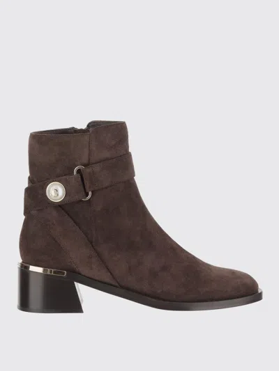 Jimmy Choo Noor 45 Suede Boots In Brown