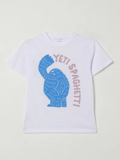 Stella Mccartney Yeti-print Cotton T-shirt In White