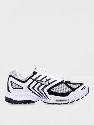 Nike Air Pegasus 2k5 Mesh, Leather And Suede Sneakers In White