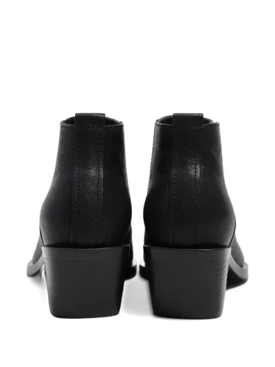 Bimba Y Lola Zip-front Pointed-toe Boots In Black