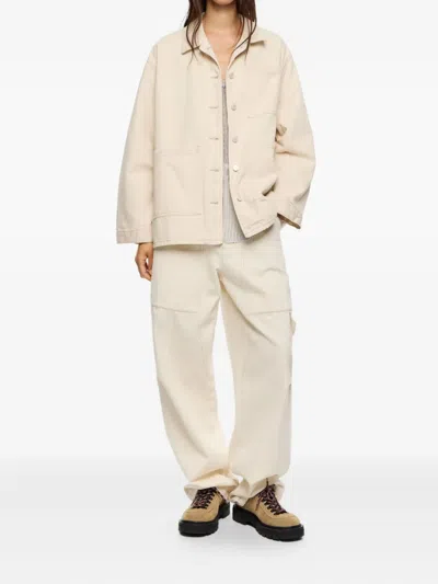 Bimba Y Lola Patch-pocket Buttoned Jacket In Neutral