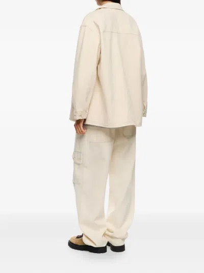 Bimba Y Lola Patch-pocket Buttoned Jacket In Neutral