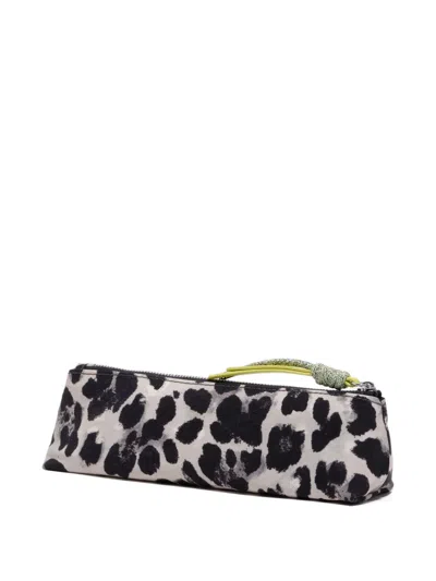 Bimba Y Lola Leopard-print Case In Gray