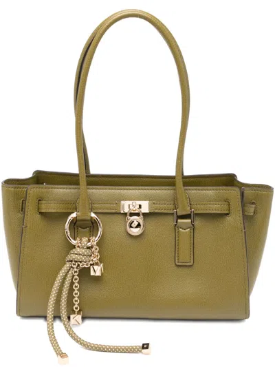 Michael Kors Hamilton Moderne Small East/west Shoulder Tote In Green
