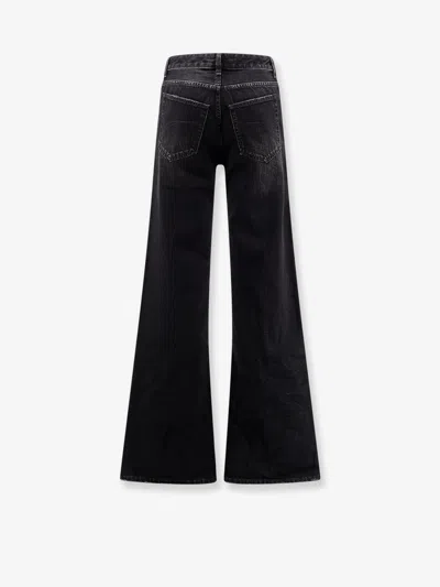 Balenciaga Wide Leg Pants In Black