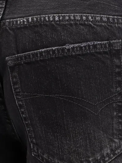 Balenciaga Wide Leg Pants In Black