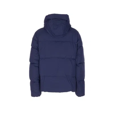 Canada Goose Black Classic Front-zip Jacket With High Collar And Utility Pockets In Blue