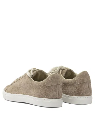 Common Projects Casual Low-top Suede Sneakers And Slip-ons In Gray