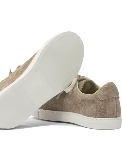 Common Projects Casual Low-top Suede Sneakers And Slip-ons In Gray