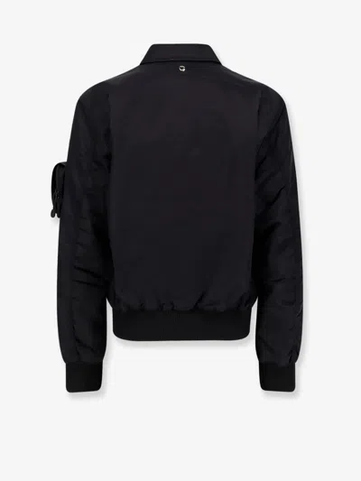 Coperni Nylon Bomber Jacket Featuring Flap Pockets In Black