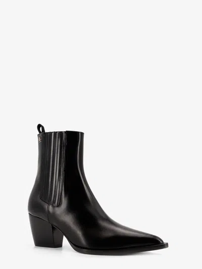 Dior Ankle Boots With Block Heel And Elastic In Multi
