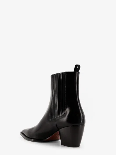 Dior Ankle Boots With Block Heel And Elastic In Multi