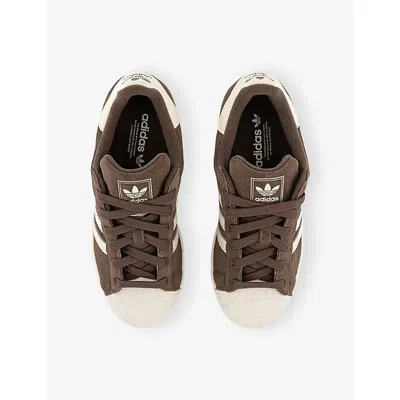Adidas Originals Superstar Ii Suede Sneakers In Brown