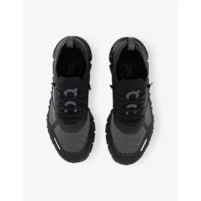 On Womens Black Eclipse F Cloud 6 Versa Mesh Trainers In Black