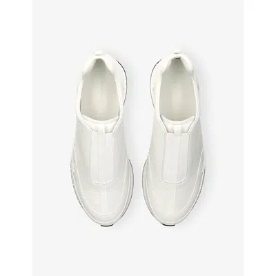 John Lobb Leather Stream Elastic Sneakers In Multi