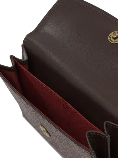 Etro Arnica Paisley Jacquard Flap Wallet In Brown